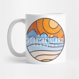 Roanoke Island, NC Summertime Vacationing Stained Glass Sunrise Mug